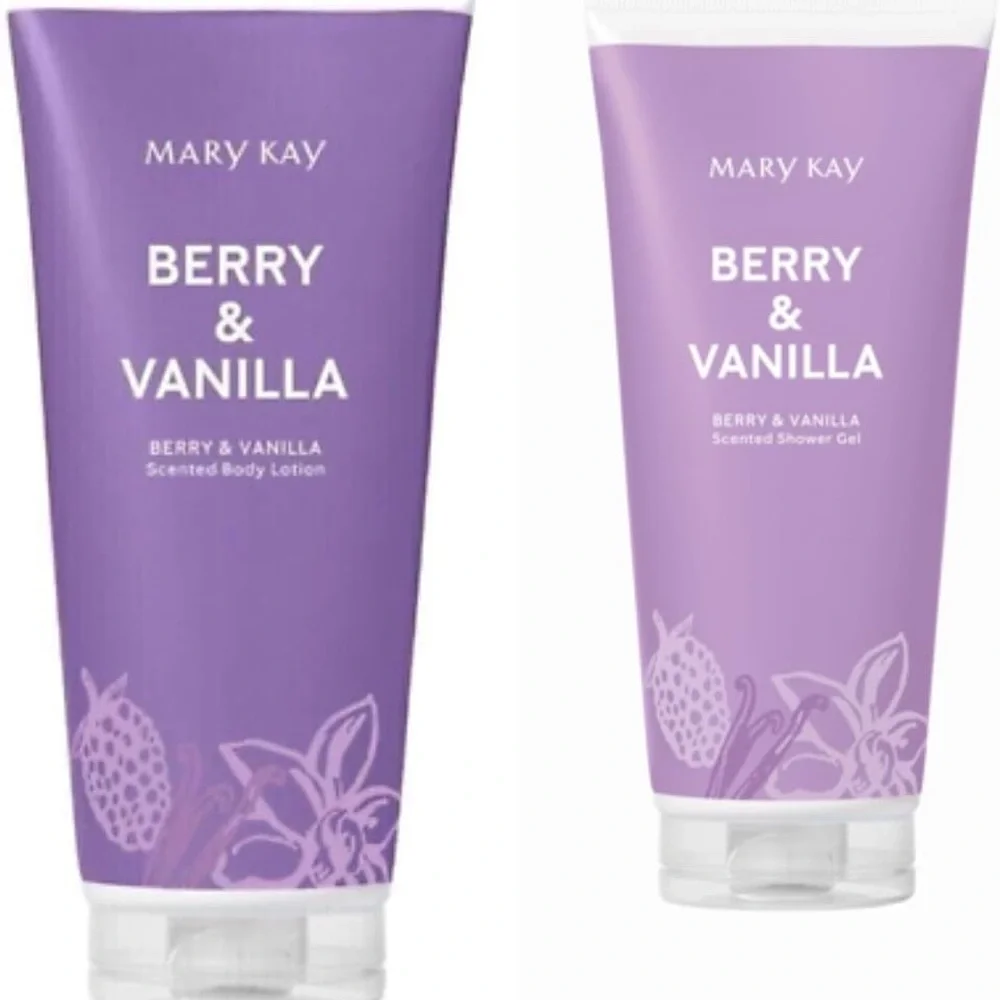 Mary Kay Berry & Vanilla Body Care Set - Shower Gel & Body Lotion - Picture 1 of 1